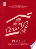 Censo 92: Potosí