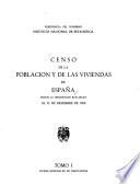 Censo de la población y de las viviendas de España: Cifras generales de habitantes