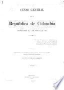 Censo general de la República de Colombia