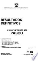 Censos nacionales 1993, IX de población, IV de vivienda: Pasco (1 v.)