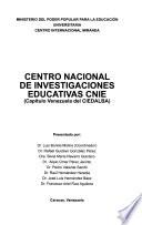 Centro Nacional de Investigaciones Educativas CNIE
