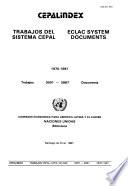 Cepalindex, ECLAC system documents