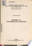 Cisneros y la Universidad de Salamanca