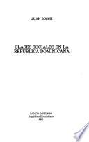 Clases sociales en la República Dominicana