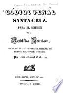 Código de procederes, Santa-Cruz