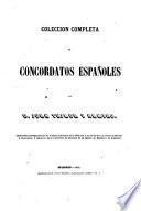 Coleccion completa de concordatos espanoles