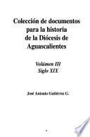 Colección de documentos para la historia de la Diócesis de Aguascalientes: Siglo XIX