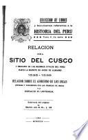 Colección de libros y documentos referentes a la historia del Perú