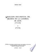 Colección documental del Archivo de la Catedral de León: 775-952