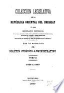 Colección legislativa de la República Oriental del Uruguay