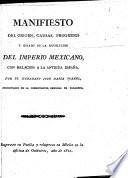 Collection of Material by and about José María Tornel Y Mendívil