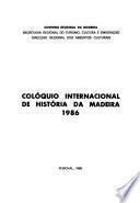 Colóquio Internacional de História da Madeira, 1986