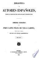 Comedias escogidas de frey Lopes Félix de Vega Carpio