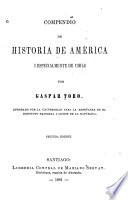 Compendio de historia de América i especialmente de Chile