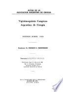 Congreso Argentino de Cirugía. 1954 v. 1