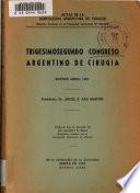 Congreso Argentino de Cirugía. 1961 v. 1