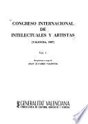 Congreso Internacional de Intelectuales y Artistas (Valencia, 1987)