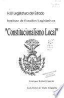 Constitucionalismo local