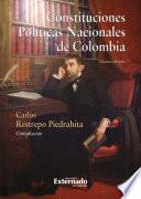 Constituciones politicas (4a ed) nacionales de colombia