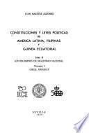 Constituciones y leyes políticas de América Latina, Filipinas y Guinea Ecuatorial