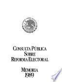 Consulta pública sobre reforma electoral