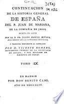 Continuacion de la Historia general de España del P. Juan de Mariana de la Compañia de Jesus
