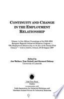 Continuity and Change in the Employment Relationship