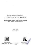 Contribución africana a la cultura de las Américas