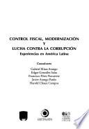 Control fiscal, modernización y lucha contra la corrupción