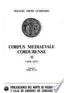 Corpus mediaevale cordubense