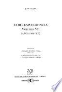 Correspondencia: Años 1900-1905