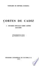 Cortes de Cádiz: Baleares. t.2. Valencia y Aragon. t.3. Andalucia y Extremadura