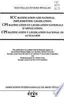 CPI Ratification Et Législation Nationale D'application