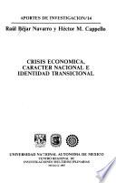 Crisis económica, carácter nacional e identidad transicional
