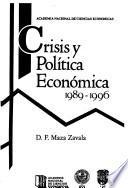Crisis y política económica : 1989-1996