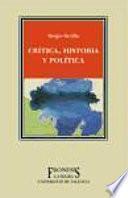 Crítica, historia y política