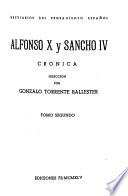 Cronica Alfonso X y Sancho IV