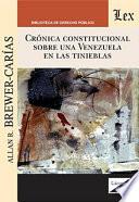 Crónica constitucional sobre una Venezuela en las tinieblas