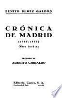 Crónica de Madrid (1865-1866)