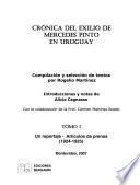 Crónica del exilio de Mercedes Pinto en Uruguay: Un reportaje; artículos de prensa (1924-1925)