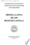 Crónica latina de los reyes de Castilla
