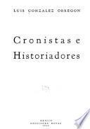 Cronistas e historiadores