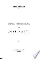 Cronología biobibliográfica de José Martí