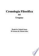 Cronología filosófica del Uruguay