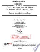 Cultura política de la democracia en El Salvador y en las Américas, 2012