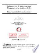 Cultura política de la democracia en Nicaragua, 2012
