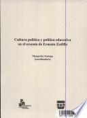 Cultura política y política educativa en el sexenio de Ernesto Zedillo