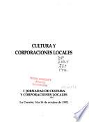 Cultura y corporaciones locales