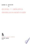 Cultura y literatura españolas en Rubén Darío