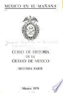 Curso de historia de la ciudad en México